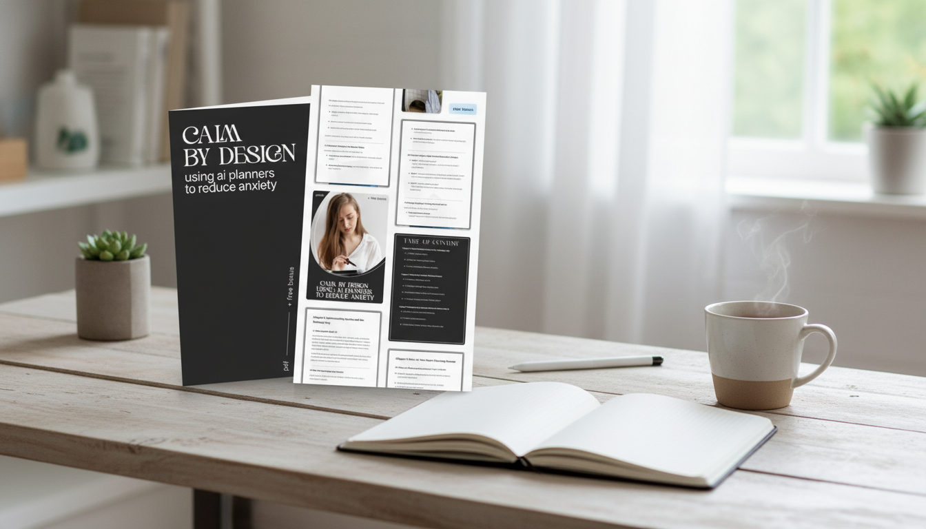 Low-Anxiety AI Planning: Calm-by-Design Daily Workflow
