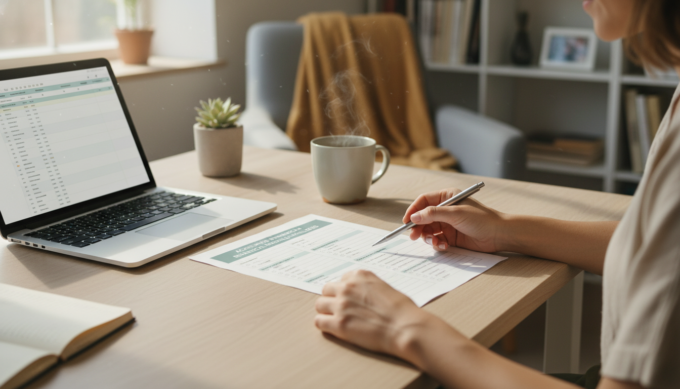 Money Stress Reset: Printable Checklist for Calm