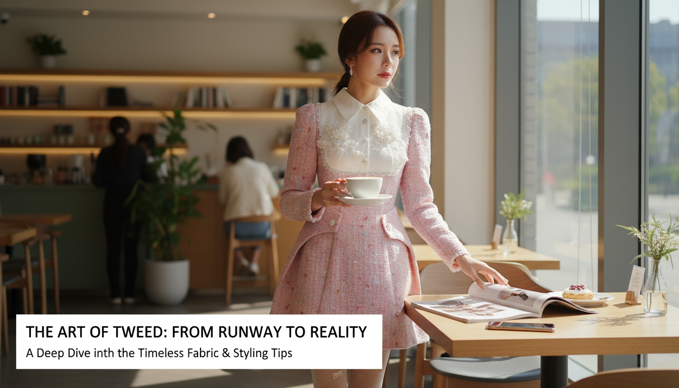 Beaded Pink Floral Tweed Mini Dress: Fit, Style & Care